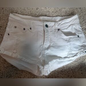 Ocean Drive Women's White Denim Shorts